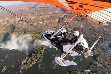 A Microlight Flight- over the Victoria Falls