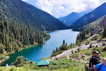 Tour in Almaty Kaindy Lake and Kolsai Lake via Charyn Canyon