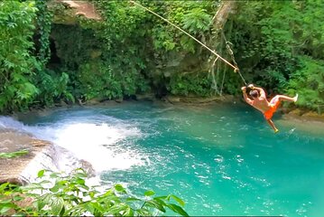 Dunns River, Blue Hole, Secret Falls Day Trip with Lunch 