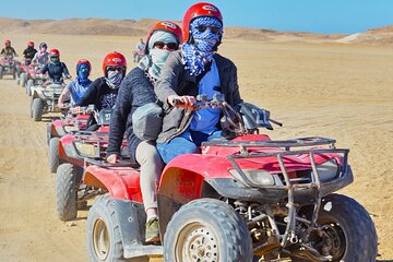 Royal Safari Transfer by jeep and quad to the Bedouin village