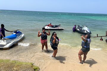 Montego Bay Jetski and Bamboo River Rafting Private Tour