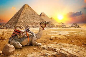 Full Day Private Tour to Pyramids, Egyptian Museum and Bazaar