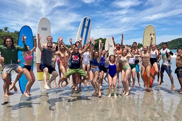 Surf lessons at Manuel Antonio Beach