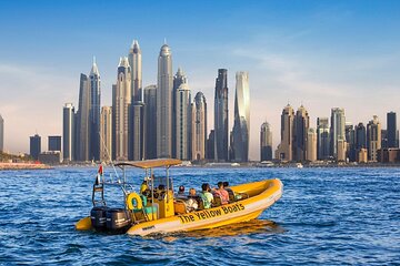 Yellow Boat Tour Dubai with Private Transfers
