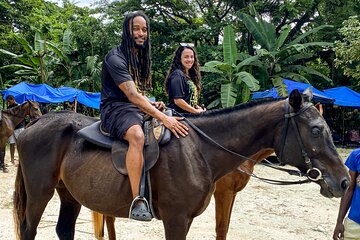  Bamboo Rafting & Horseback Riding from Falmouth and Montego bay