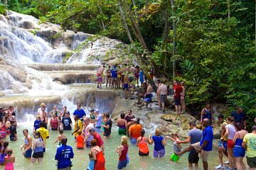 Blue Hole Dunn’s River and Island Gully Falls Guided Tour