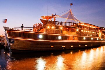 Dubai Frame and Evening 5 Star Dhow Cruise Dinner with Transfer