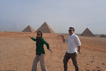Pyramids of Giza and grand Egyptian museum private guided tour.