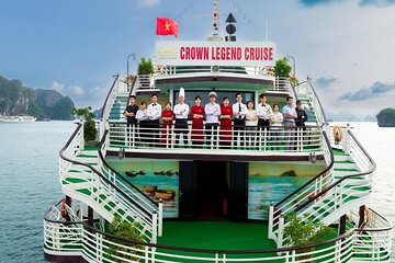 Halong Bay Crown Legend Cruise 2 Day from Hanoi included Transfer