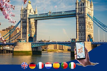 London centre: City Walk Audio Guide in 7 Languages on your Phone