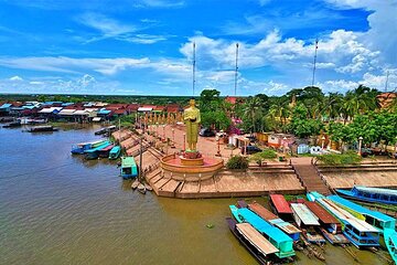 Kampong Khleang Floating Village and Tonle Sap Half Day Tour