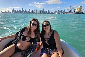 Miami Private Boat Tour with Cooler, Ice, and Bluetooth Stereo