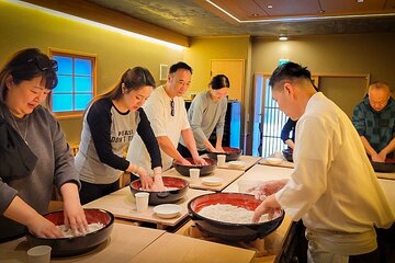 Soba Making Experience with Optional Sushi Lunch course