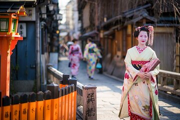 Kyoto 4 hr Gion Private Guided Tour & Maiko or Geisha Dinner