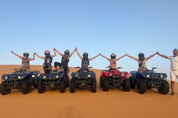  Enjoy Quad the bugy Merzouga Desert Erg Chebbi dunes sandbording sunset sunrise