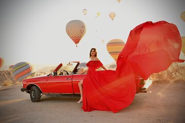 Cappadocia Photoshooting with Free Flying Dress