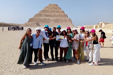 Dahshur and Memphis, step pyramid of Saqqara with flight from Hurghada