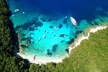 Sivota Cave and Blue Lagoon from Lefkimmi