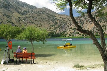 Lake Kournas Pedal Boat Tour with Transfer