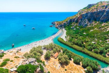 Full Day Guided Botanic Garden Tour in Spili, Preveli and Plakias