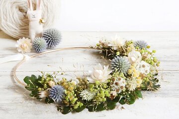 Paris 1e: Preserved Flower Wreath Workshop