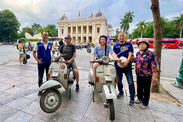 Vespa Tour HANOI BACK STREETS: FOOD+LOCAL LIFE+CULTURE & FUN