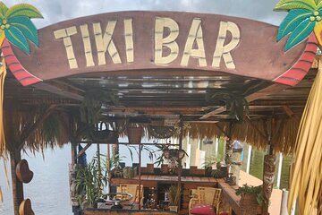 Fun Floating Tiki Barge Party Boat