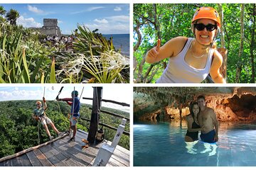 Cancun Jungle Tour: Tulum, Cenote Snorkeling, Ziplining, Lunch