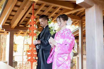 Private Shinto Shrine Prayer Photo Shoot in Kitasenju