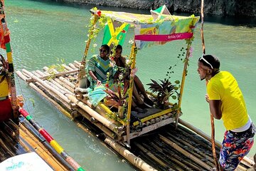 Bamboo Rafting On Rio Nuevo River in Ocho Rios Jamaica 