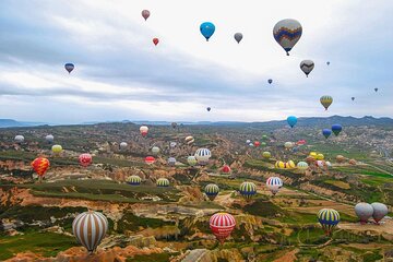 Cappadocia Sunrise Hot-Air Balloon Ride with breakfast & pick-up