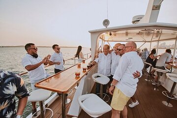 Luxury Yacht Sunset Cruise in Cartagena Bay, Colombia