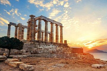 Private Sunset Tour to the Temple of Poseidon and Athens Riviera 