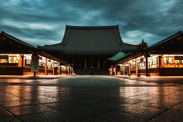 Early morning Asakusa walking tour with hot spring and breakfast