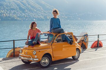 Como Lake: vintage car Fiat 500 Rental