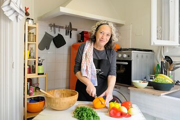 Athens Central Market Tour and Greek Cooking Class with Penelope