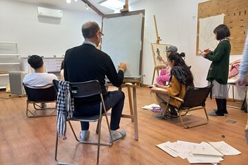 Life Model Drawing with Art-Tutor Hanoi