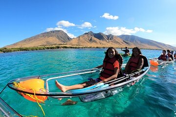 Clear Bottom Kayak and Snorkel Experience at Turtle Reef Olowalu