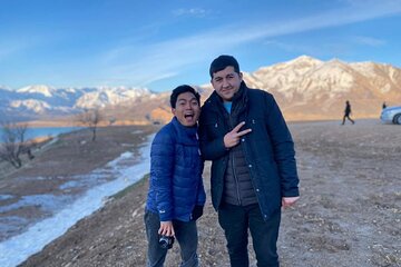 Amirsoy resort, Chimgan Mountains & Charwak lake from Tashkent