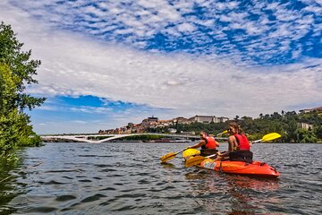 Canoeing on the Mondego River