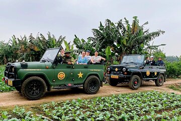 Hanoi Backstreet Jeep Tour: Red River Countryside & City Vibes 