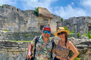 Tour 4X1 visit incredible places in one place, Tulum, Coba, a cenote & Playa. 