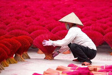 Quang Phu Cau Incense Village Hoa Lu - Tam Coc Small Group Tour