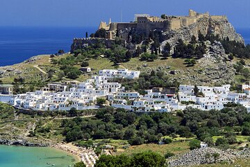 Private Lindos Village and Kallithea Springs Panoramic City Tour