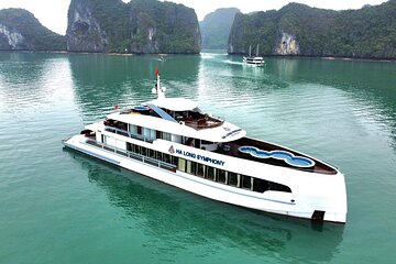 Symphony Luxury Day Cruise from Hanoi By Express Limousine Bus