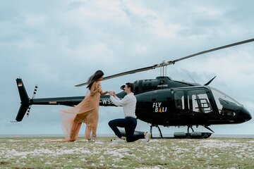 Love in the Air ; Romantic Flight above Bali South coastline