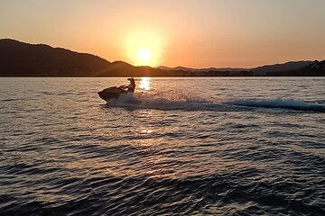 Jet Ski Tour at Sunset in Cala Millor