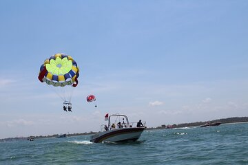 Bali Water Sports and Tanah Lot Temple Sunset Private Tour