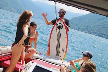 4H Wakeboard and Wakesurf on Lake Como with Mastercraft Boat