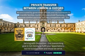 Private Transfer between London and Oxford - Meet & Greet